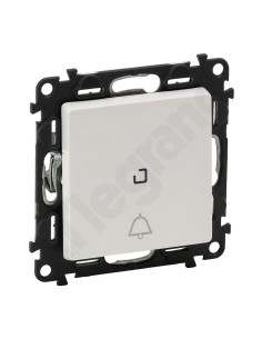 VALENA LIFE Przycsik /dzwonek/ z podświetleniem biały 752116