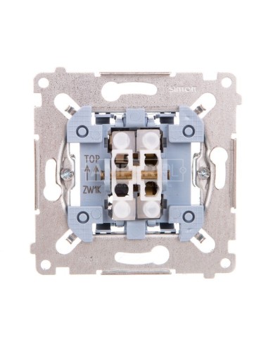 Simon 54 Łącznik żaluzjowy trójpozycyjny 1-0-2 mechanizm 250A 250V SZW1KM