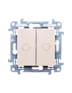 Simon 10 Łącznik żaluzjowy 10A IP20 kremowy CZW1.01/41