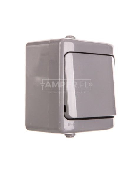 BRYZA Łącznik hermetyczny pojedynczy IP54 szare 180001
