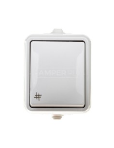 HYDRO Łącznik hermetyczny krzyżowy IP44 biały 120407