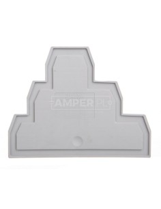 Pokrywa końcowa 2,2mm szara D-UT 2,5-3L 3214314 /50szt./