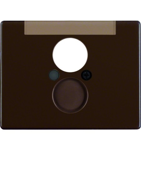 Arsys Płytka czołowa do gniazda głośnikowego, brązowy 11850001 Berker Hager