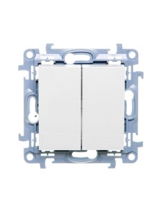 Simon 10 Łącznik świecznikowy 10AX IP44 biały CW5B.01/11