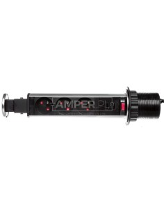 Gniazdo meblowe fi6cm, 3x250V AC wysuwane z blatu z ładowarką USB, blokadą i przewodem 1,8m INOX OR-AE-1350