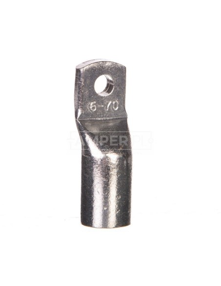 Końcówka oczkowa miedziana rurowa przewężona KCZ 6-70