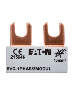 Szyna łączeniowa 1P 63A 10mm2 widełkowa (2 mod.) EVG-1PHAS/2MODUL 215646 2