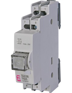 Przycisk podświetlany (styki zwierne i rozwierne) TLG 216 2p 16A white 760411106