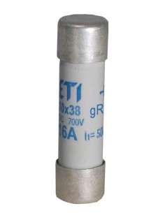Wkładka bezpiecznikowa cylindryczna PV 10x38mm 16A gR 700V AC/DC CH10 002625023