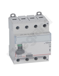 Wyłącznik różnicowoprądowy 4P 80A 0,1A typ AC P304 DX3 411715