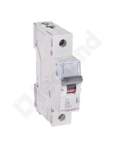 Wyłącznik nadprądowy 1P D 6A 6kA AC S301 TX3 403717