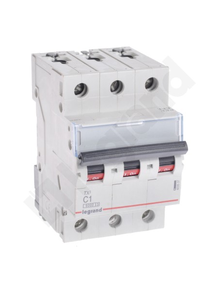 Wyłącznik nadprądowy 3P C 1A 6kA AC S303 TX3 403537