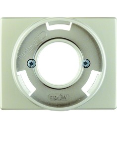 Arsys Płytka czołowa do sygnalizatora świetlnego E14, stal szlachetna, lakierowana 11679004 Berker Hager