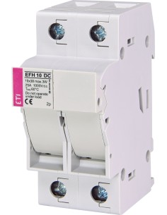 Podstawa bezpiecznikowa 2P 25A 1000V DC 10x38mm EFH 10 DC 002540203