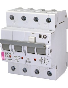 Wyłącznik różnicowo-nadprądowy 4P 32A B 0,03A typ AC KZS-4M 002174007