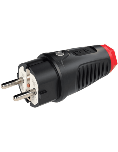 Wtyczka gumowa 16A 2P+Z 230V UNI-SCHUKO IP54 TAURUS2 0521-sr