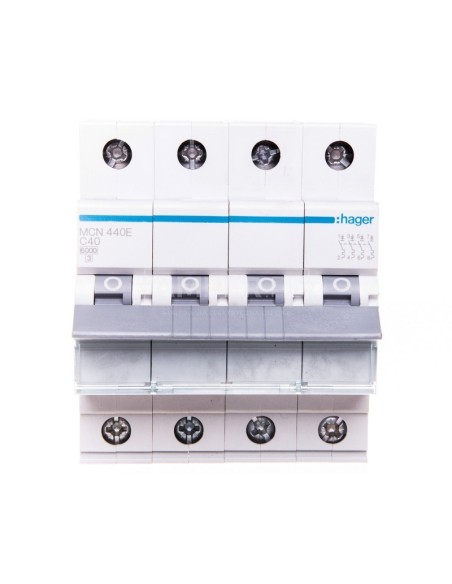 Wyłącznik nadprądowy 4P C 40A 6kA AC MCN440E