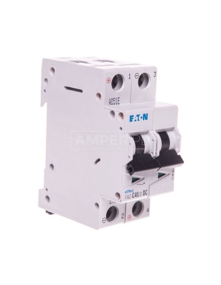 Wyłącznik nadprądowy 2P C 40A 15kA AC FAZ C40/2-DC 279144