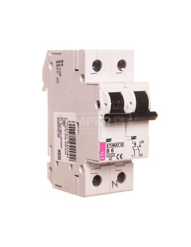Wyłącznik nadprądowy 1+N B 6A 10kA AC ETIMAT10 002122712