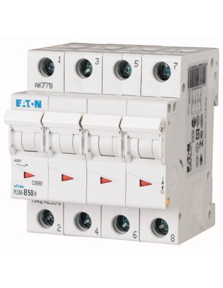 Wyłącznik nadprądowy 4P B 50A 10kA AC PLSM-B50/4-MW 242591