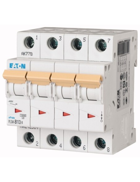 Wyłącznik nadprądowy 4P C 13A 10kA AC PLSM-C13/4-MW 242610