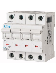 Wyłącznik nadprądowy 3P+N D 1A 10kA AC PLSM-D1/3N-MW 242551