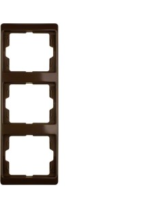Arsys Ramka 3-krotna pionowa, brązowy  13330001 Berker Hager