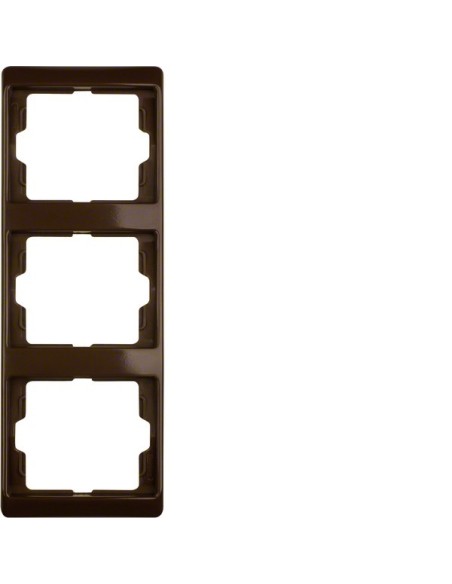 Arsys Ramka 3-krotna pionowa, brązowy  13330001 Berker Hager