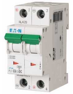 Wyłącznik nadprądowy 2P C 6A 10kA DC PL7-C6/2-DC 264899