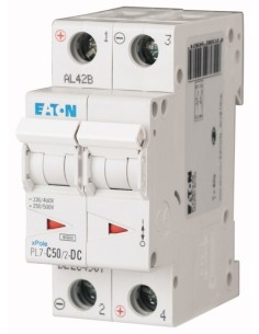 Wyłącznik nadprądowy 2P C 50A 10kA DC PL7-C50/2-DC 264907