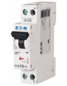 Wyłącznik nadprądowy 1P+N C 16A 6kA AC FAZ-PN-C16/1N 279159