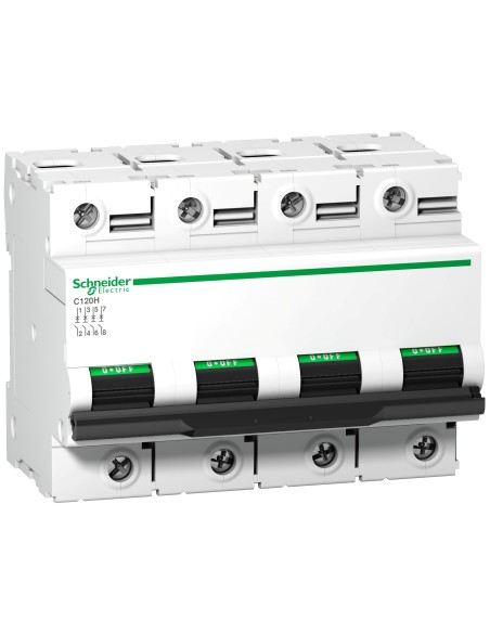 Wyłącznik nadprądowy 4P C 80A 10kA AC C120H-C80-4 A9N18479