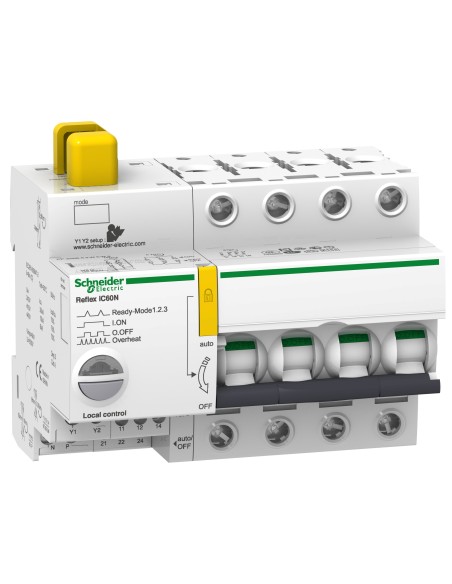 Wyłącznik zintegrowany sterujący Reflex iC60N Ti24 10A, 4p, char. B A9C61410