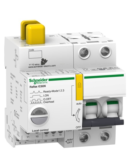 Wyłącznik zintegrowany sterujący Reflex iC60N Ti24 40A, 2p, char. B A9C61240