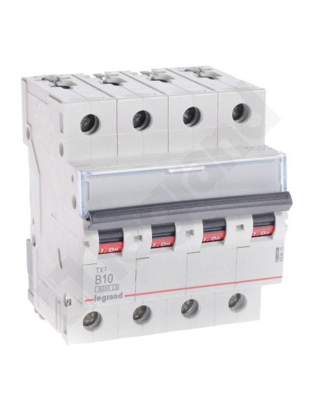 Wyłącznik nadprądowy 4P B 10A 6kA AC S304 TX3 403415