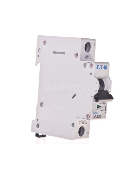 Wyłącznik nadprądowy 1P S 20A 15kA AC FAZ S20/1 278613