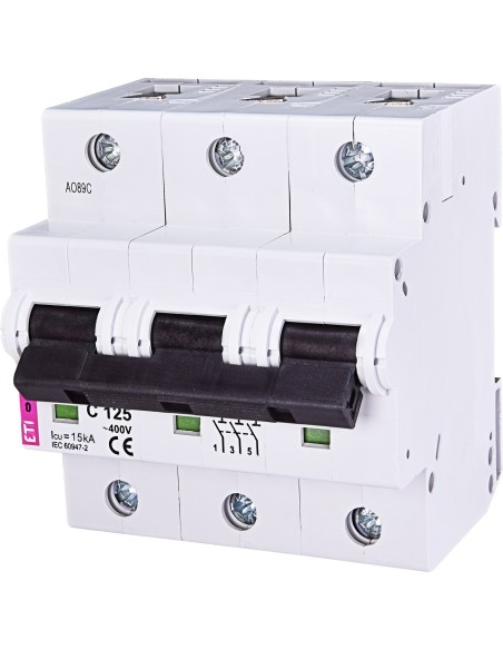 Wyłącznik nadprądowy 3P C 125A 10kA AC ETIMAT10 002135733