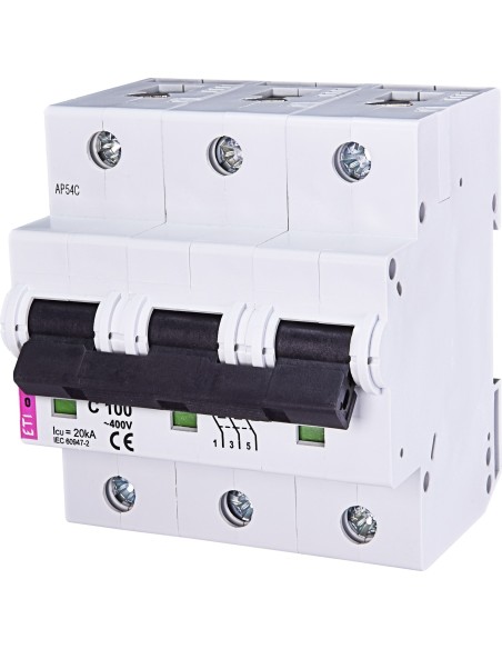 Wyłącznik nadprądowy 3P C 100A 10kA AC ETIMAT10 02135732