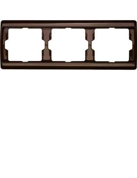 Arsys Ramka 3-krotna pozioma, brązowy  13730001 Berker Hager