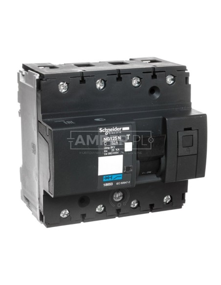 Wyłącznik nadprądowy 4P C 32A AC NG125N 18653