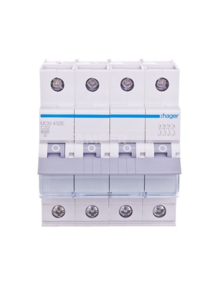 Wyłącznik nadprądowy 4P C 32A 6kA AC MCN432E