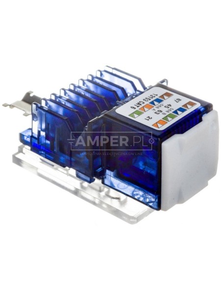 Moduł teleinformatyczny RJ45 kat.6 nieekranowany ASM-C6 6117341