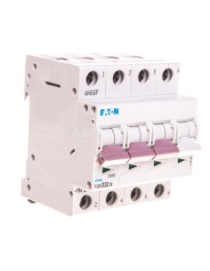 Wyłącznik nadprądowy 3P+N D 32A 10kA AC PLSM-D32/3N-MW 242569
