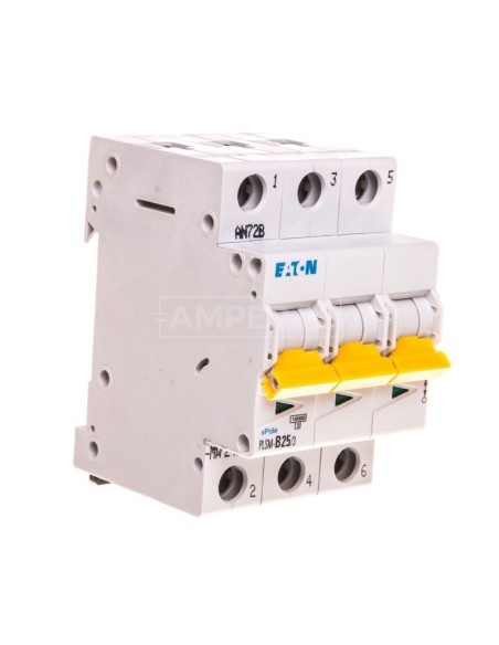 Wyłącznik nadprądowy 3P B 25A 10kA AC PLSM-B25/3-MW 242450