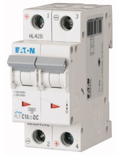 Wyłącznik nadprądowy 2P C 16A 10kA DC PL7-C16/2-DC 264902