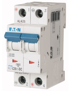 Wyłącznik nadprądowy 2P C 20A 10kA DC PL7-C20/2-DC 264903