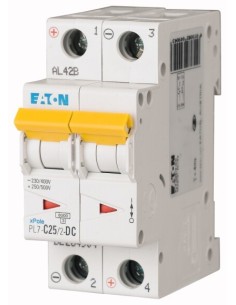 Wyłącznik nadprądowy 2P C 25A 10kA DC PL7-C25/2-DC 264904