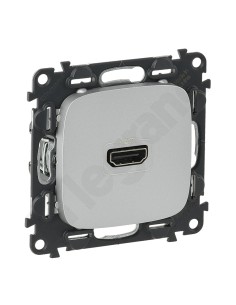 VALENA ALLURE Gniazdo multimedialne HDMI 1.3 typu a 1.4 aliminium 754717