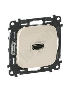 VALENA ALLURE Gniazdo multimedialne HDMI 1.3 typu a 1.4 kremowe 754716