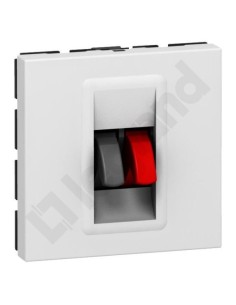 MOSAIC Gniazdo głośnikowe białe 078751